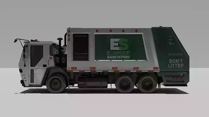 car Garbage truck