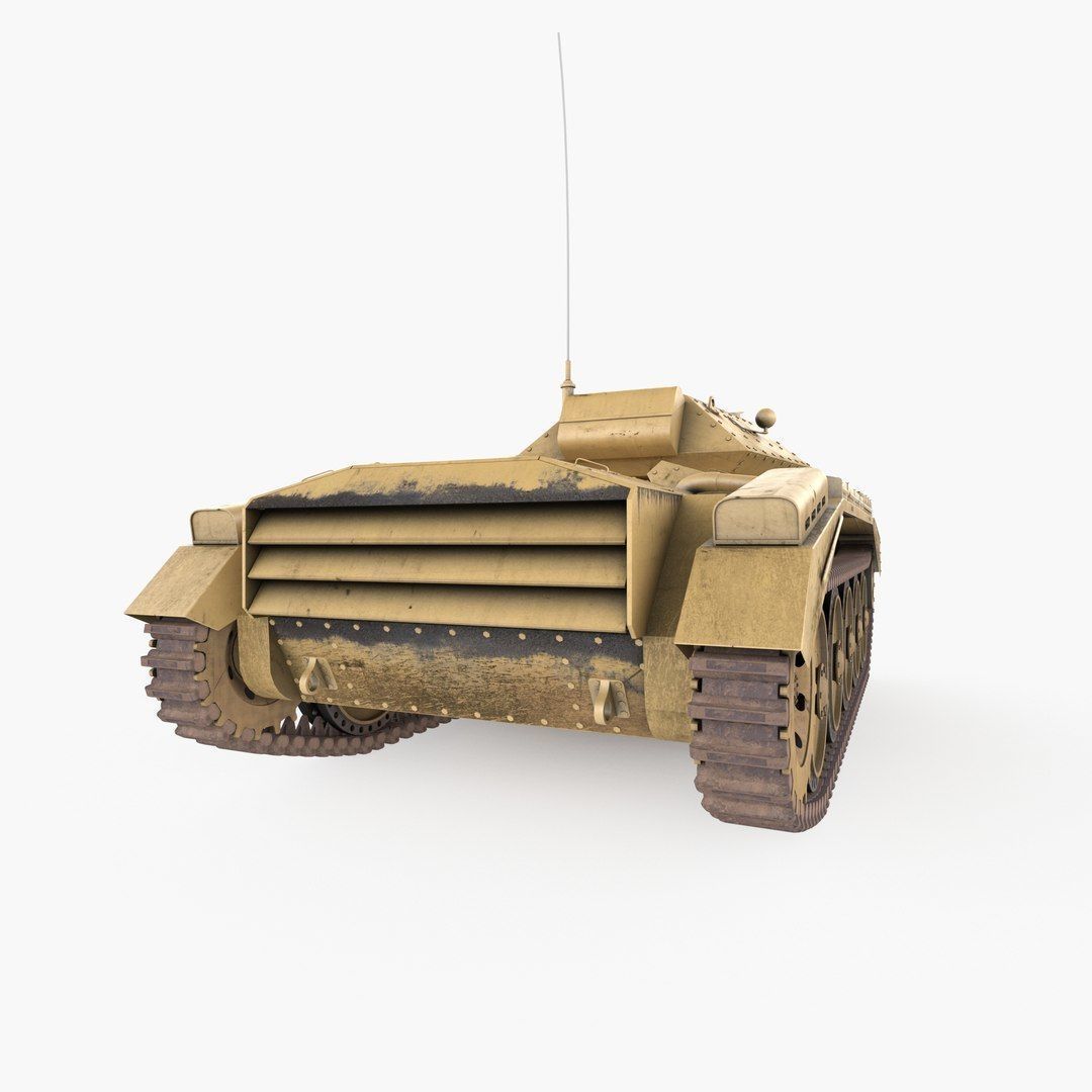 Crusader MK VI Low-poly 3D model_13