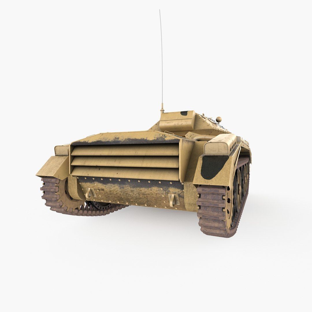 Crusader MK VI Low-poly 3D model_14