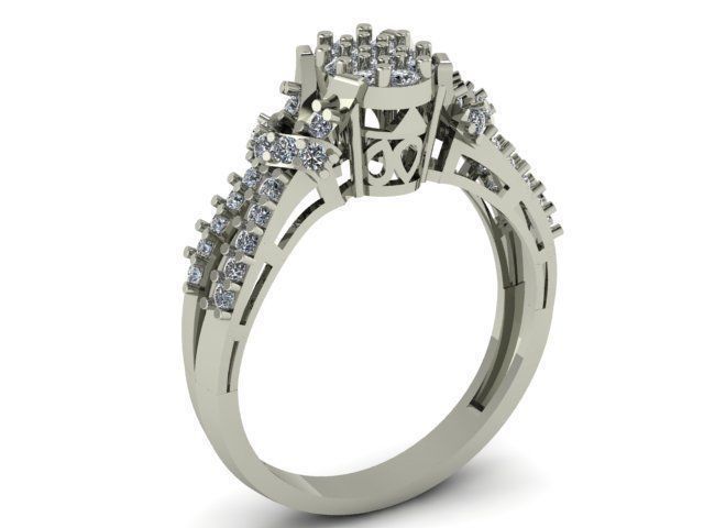 beautifull ring for daimonds 3D print model_5