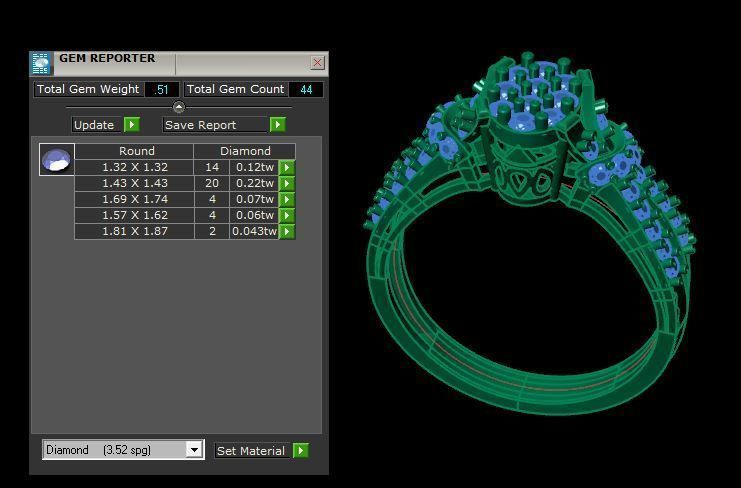 beautifull ring for daimonds 3D print model_17