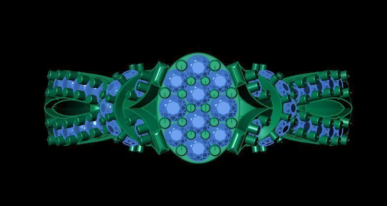 beautifull ring for daimonds 3D print model_9