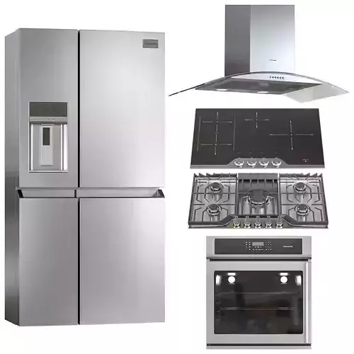 Frigidaire appliance set 3D model