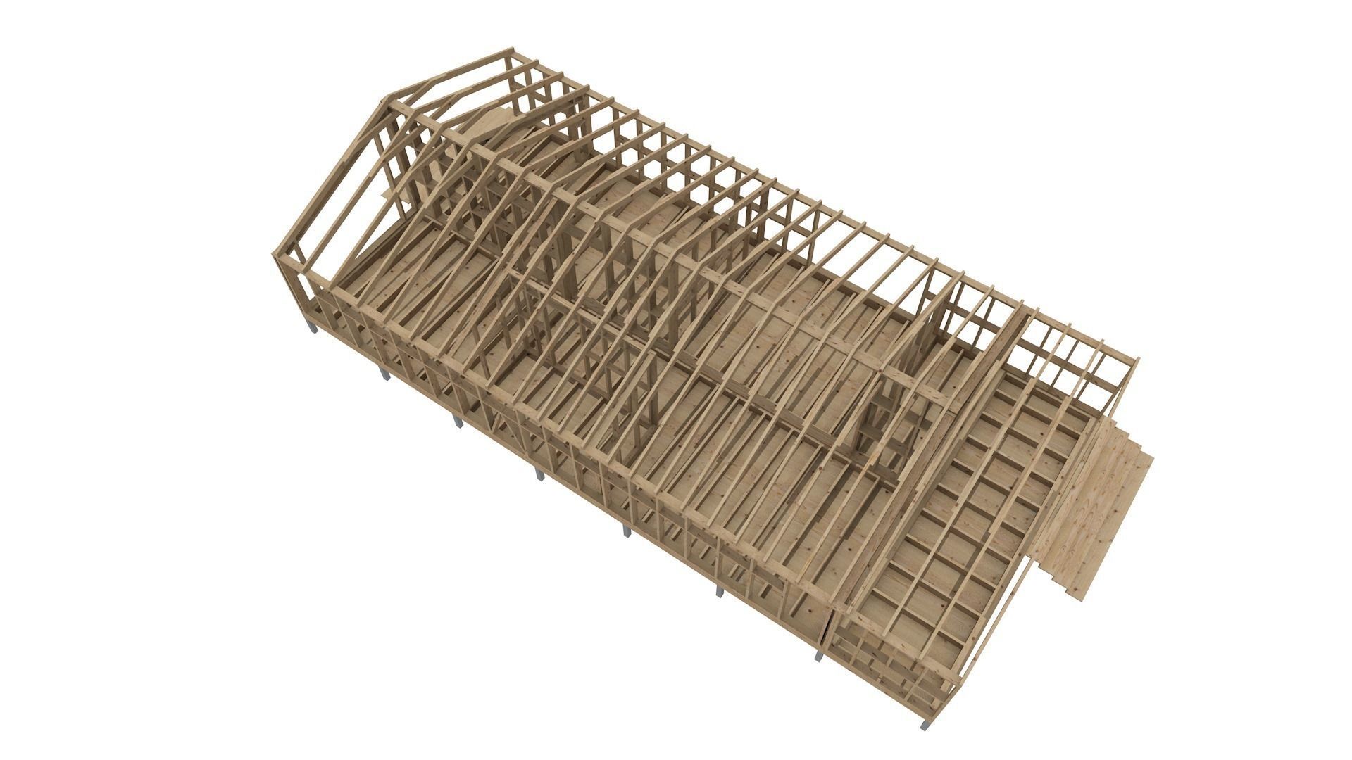 3D model of a modular house 3D model_7