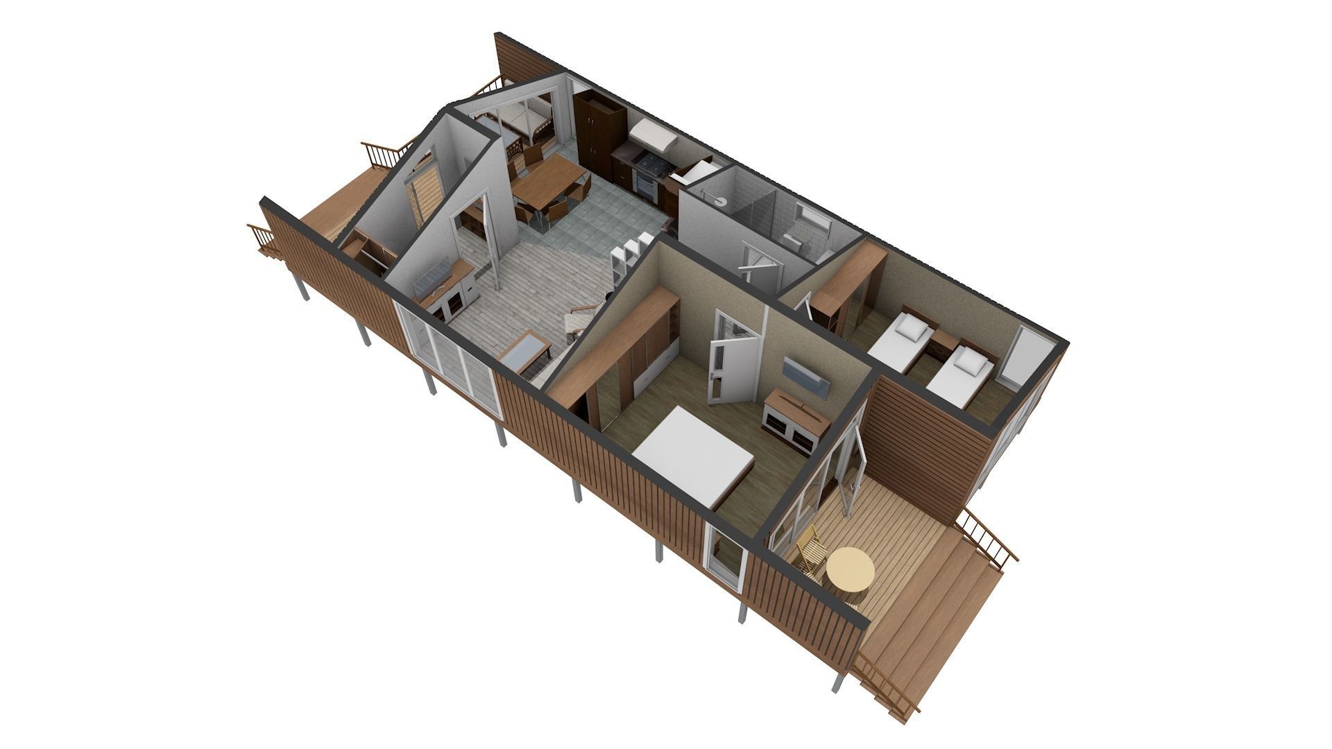 3D model of a modular house 3D model_12