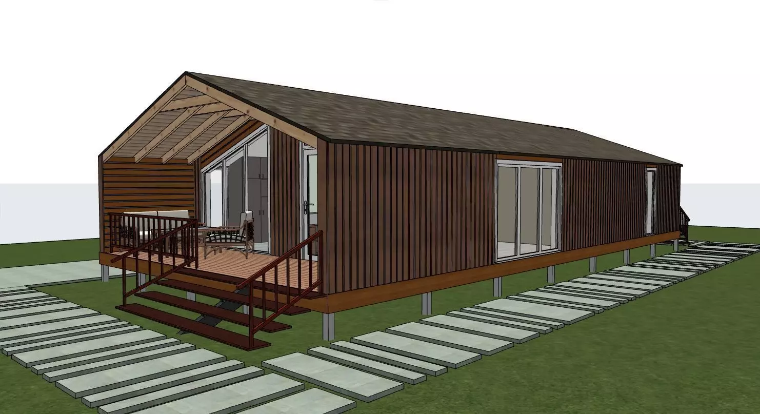 3D model of a modular house 3D model_0