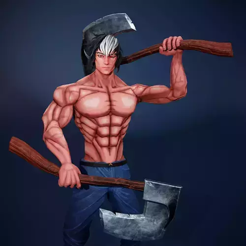 Kayus - Ripped Man Free low-poly 3D model