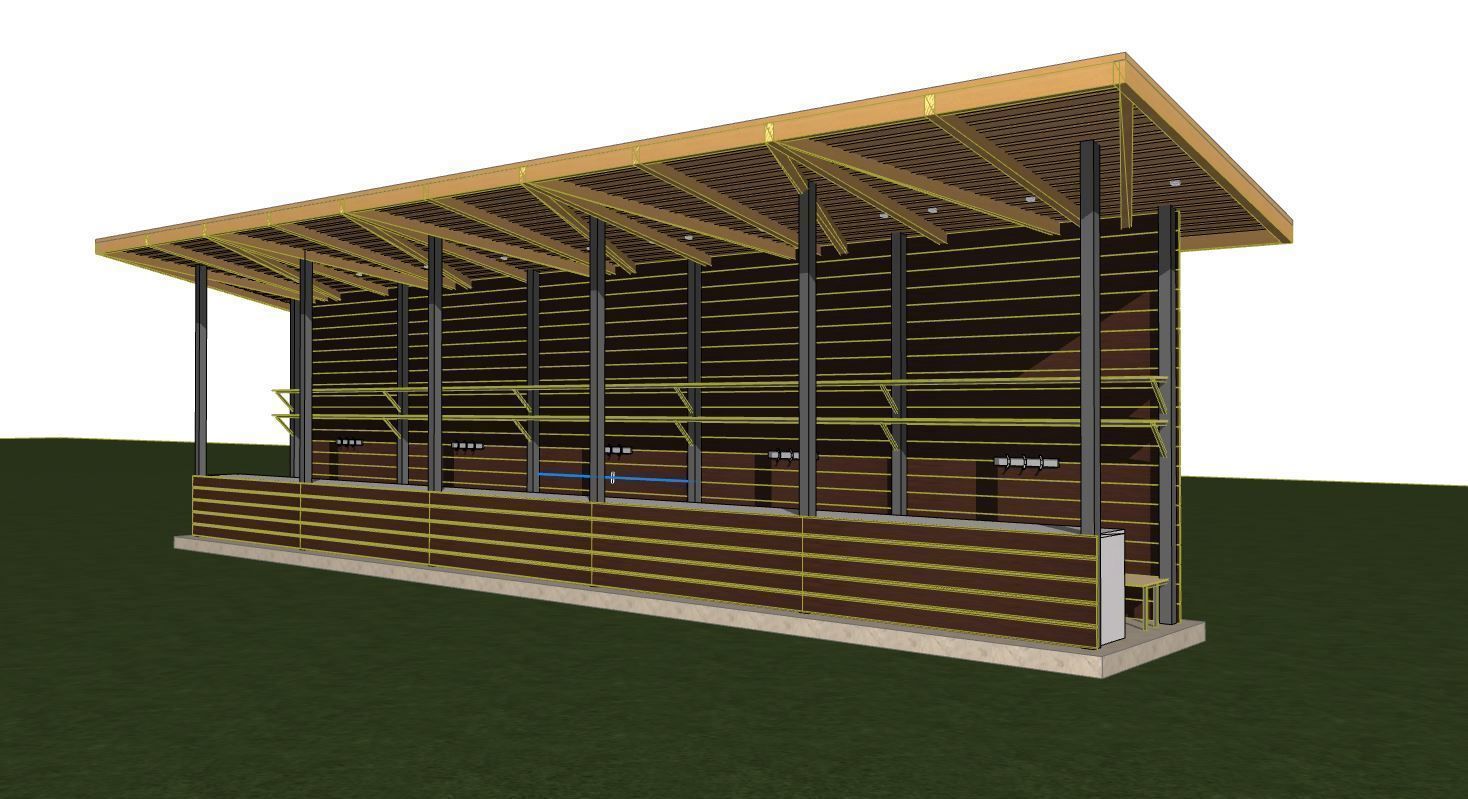 3D model of the pavilion 3D model_1