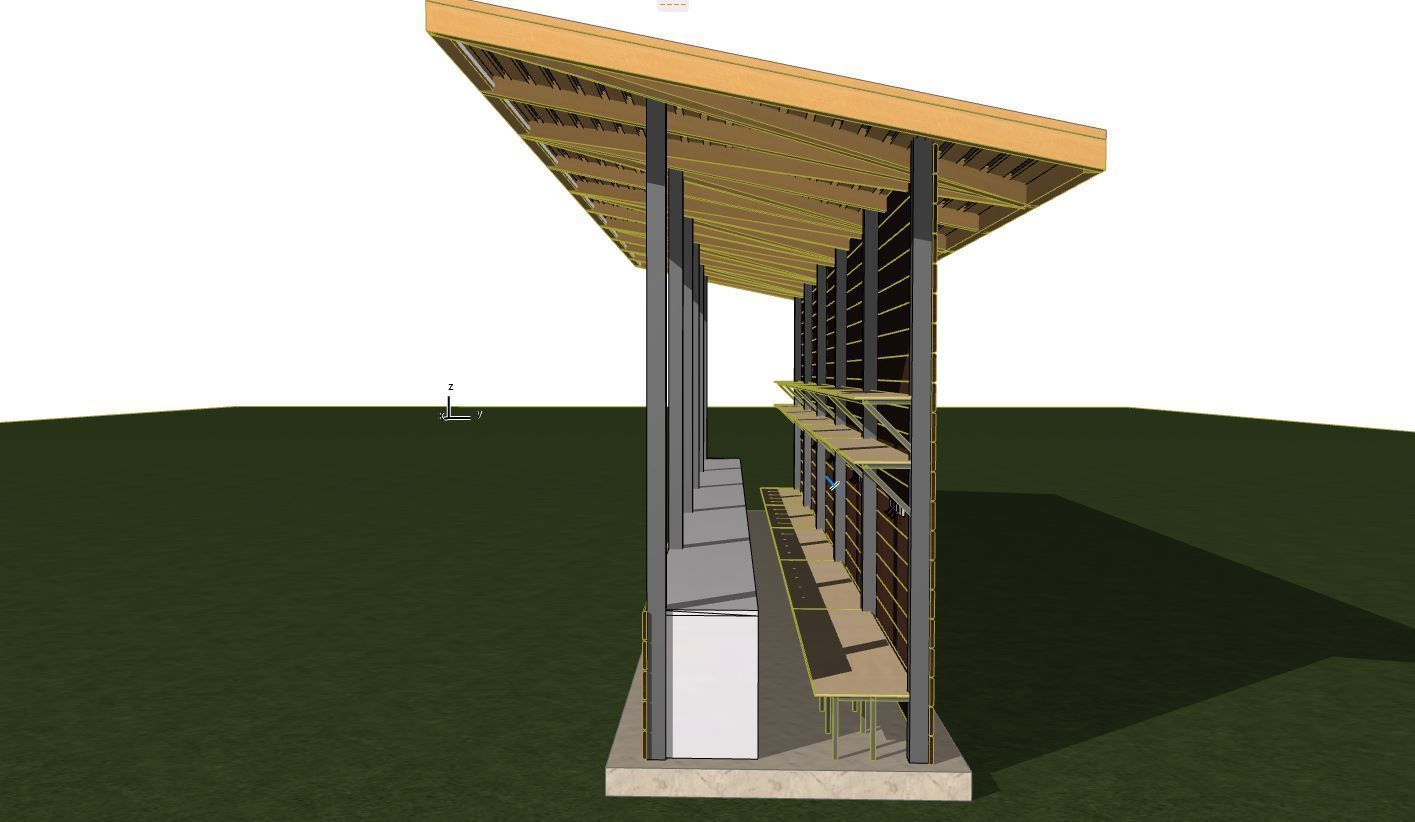3D model of the pavilion 3D model_4