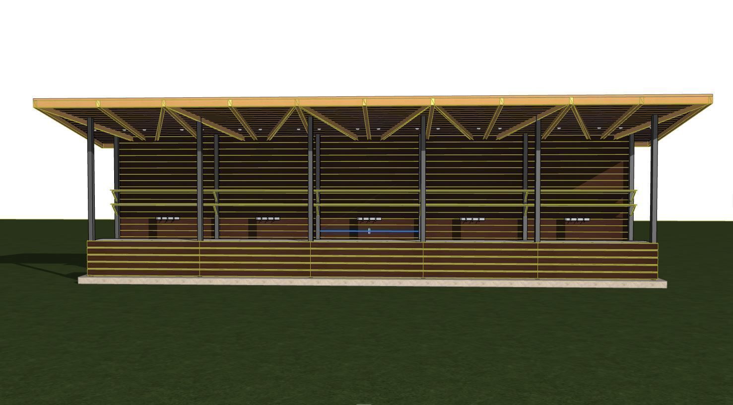 3D model of the pavilion 3D model_2