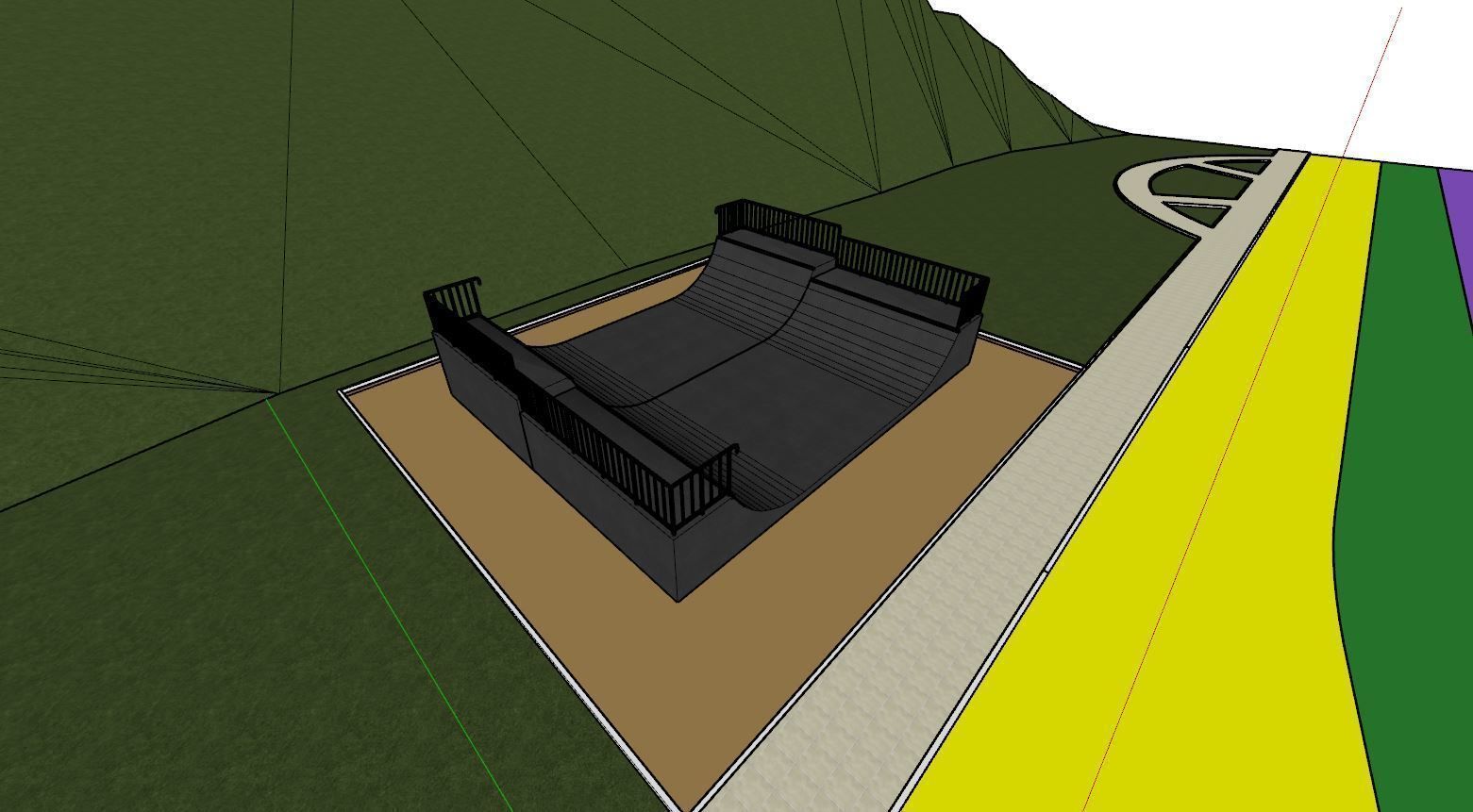 3D model of the ramp 3D model_4