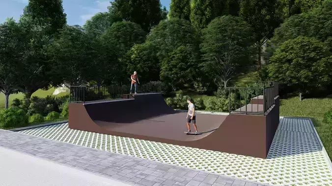 3D model of the ramp 3D model