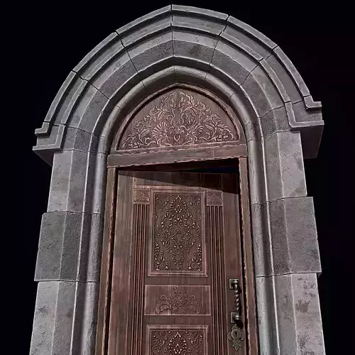 Gothic Castle Door