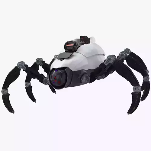 Sci-Fi Spider Low-poly 3D model