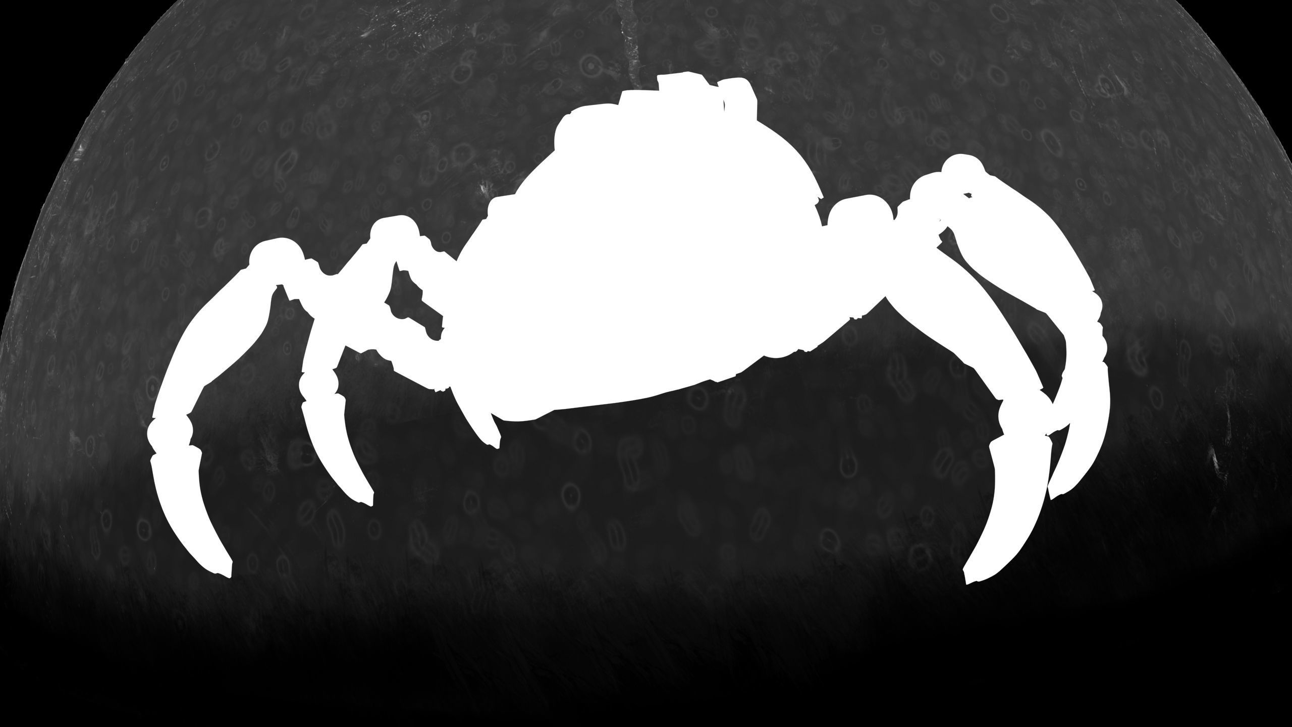 Sci-Fi Spider Low-poly 3D model_7