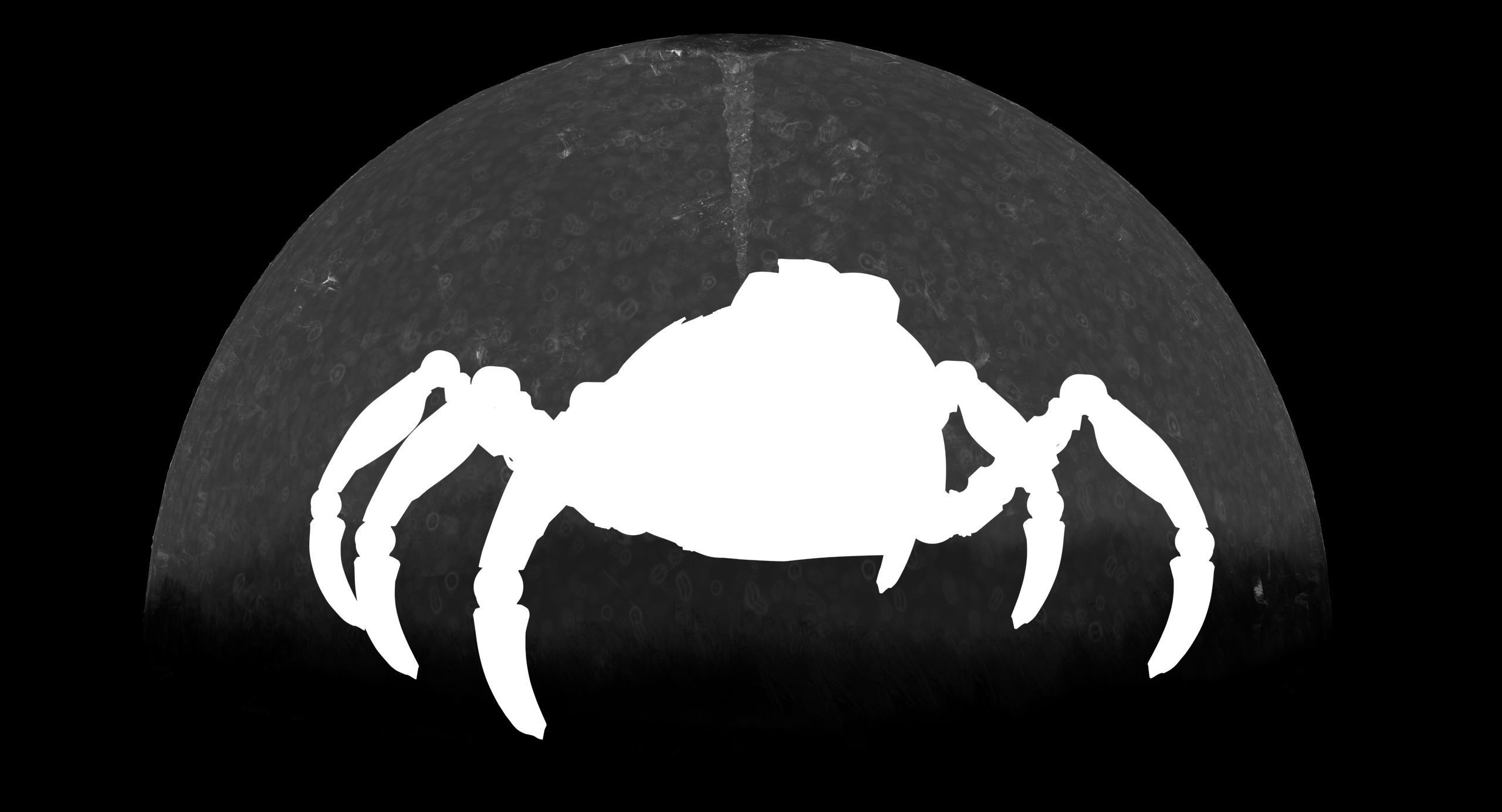 Sci-Fi Spider Low-poly 3D model_25