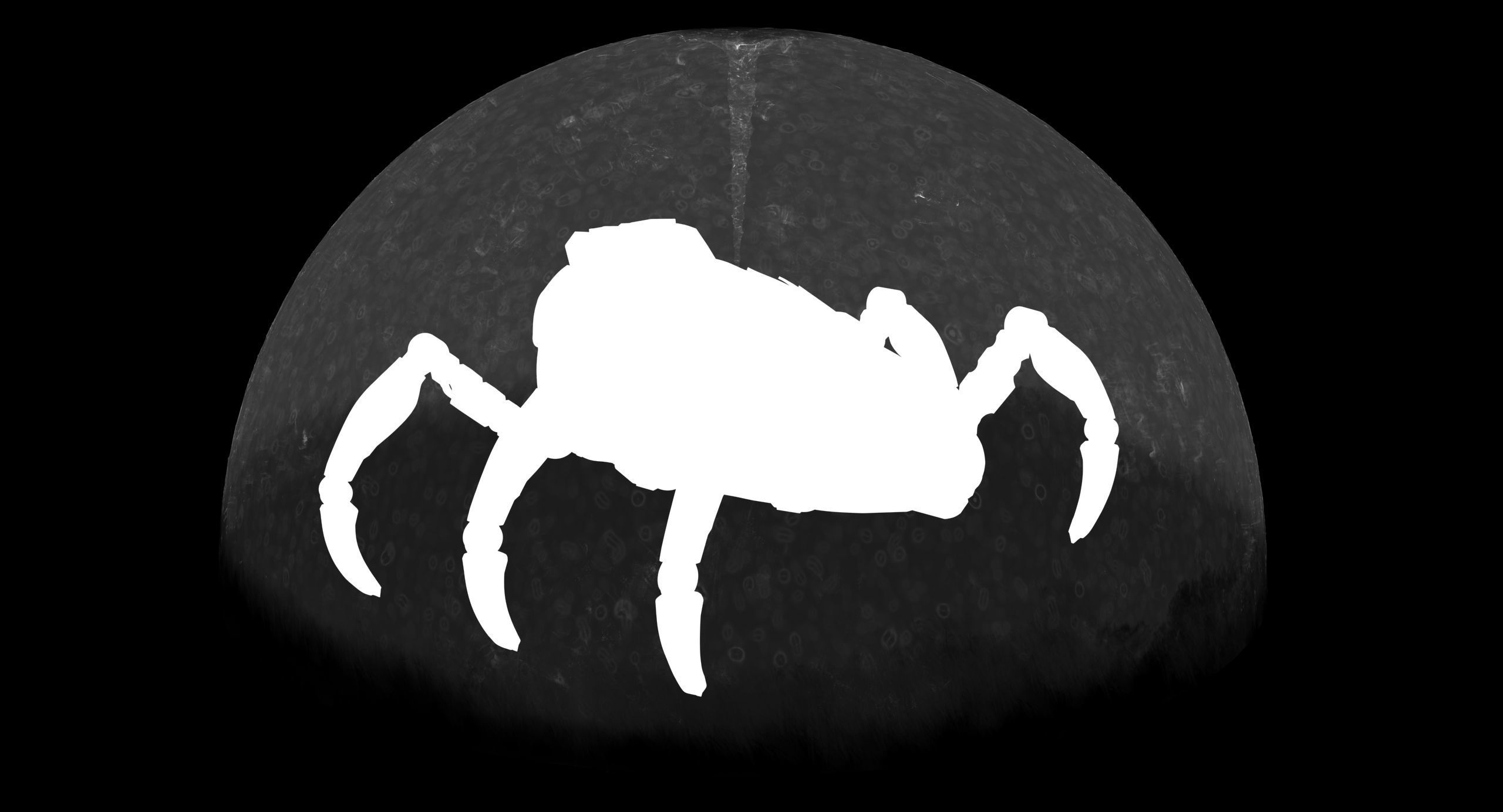 Sci-Fi Spider Low-poly 3D model_13