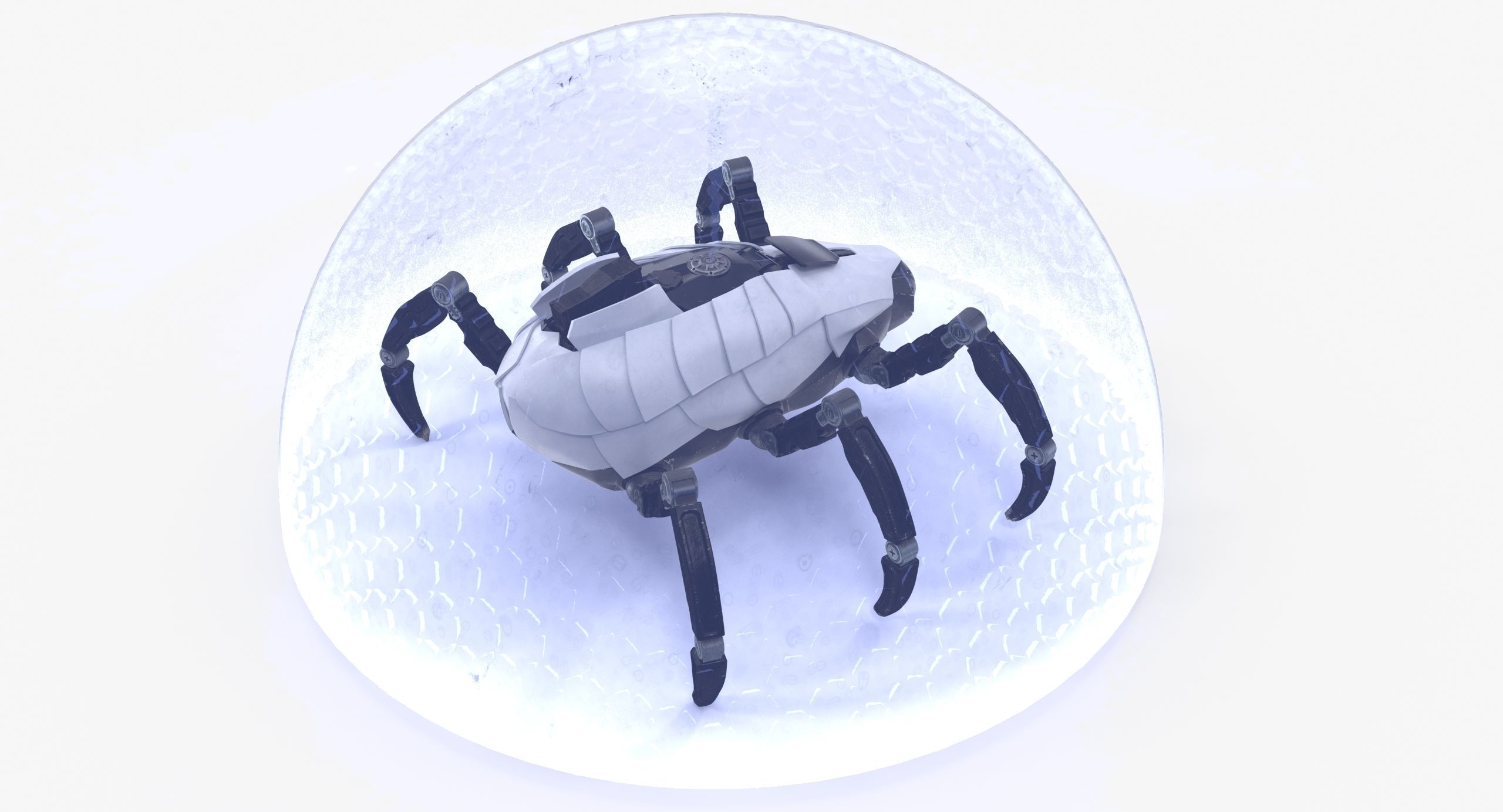 Sci-Fi Spider Low-poly 3D model_18