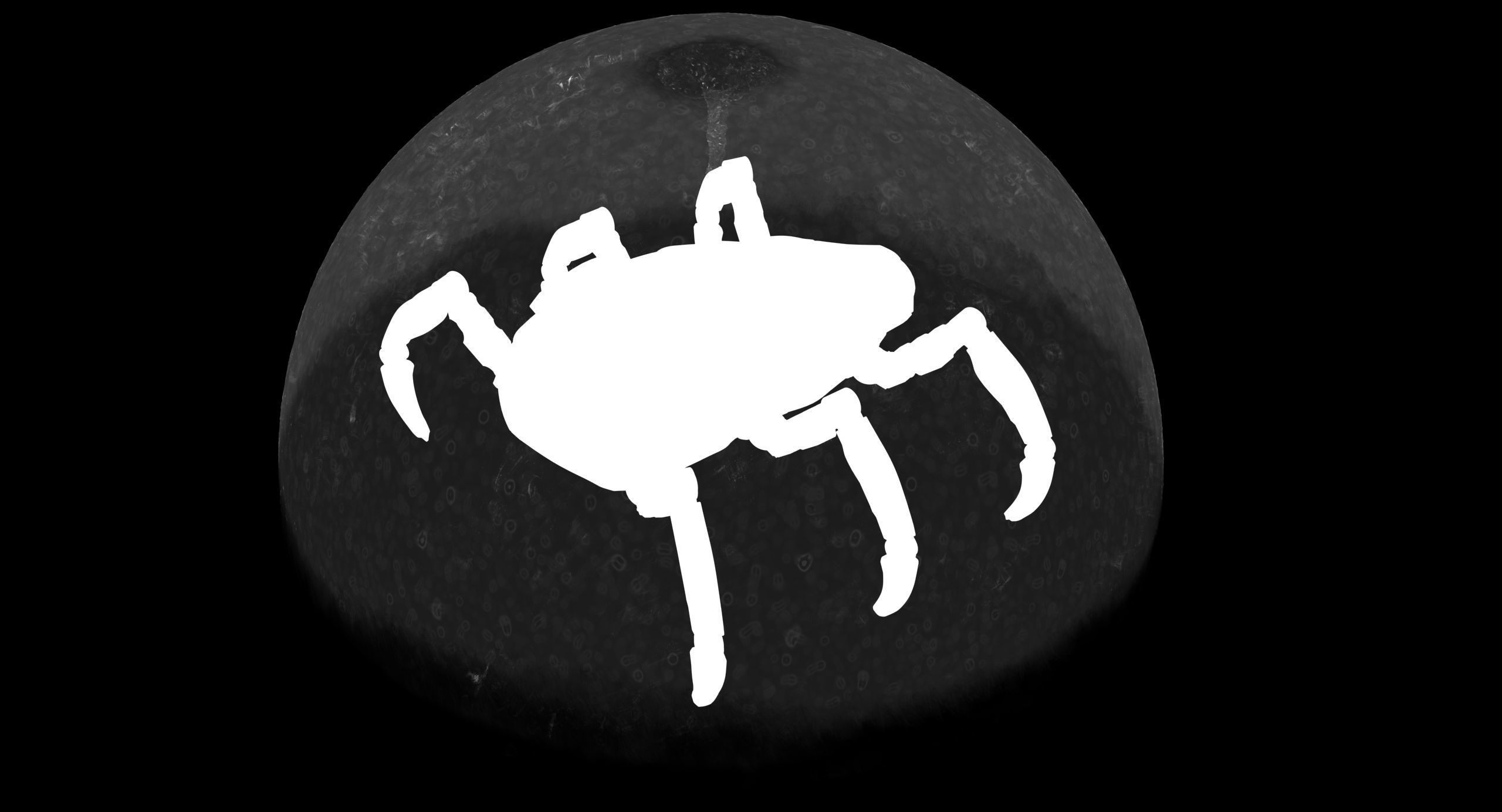 Sci-Fi Spider Low-poly 3D model_19