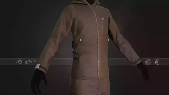 Brown Snowboard Outfit Style 1