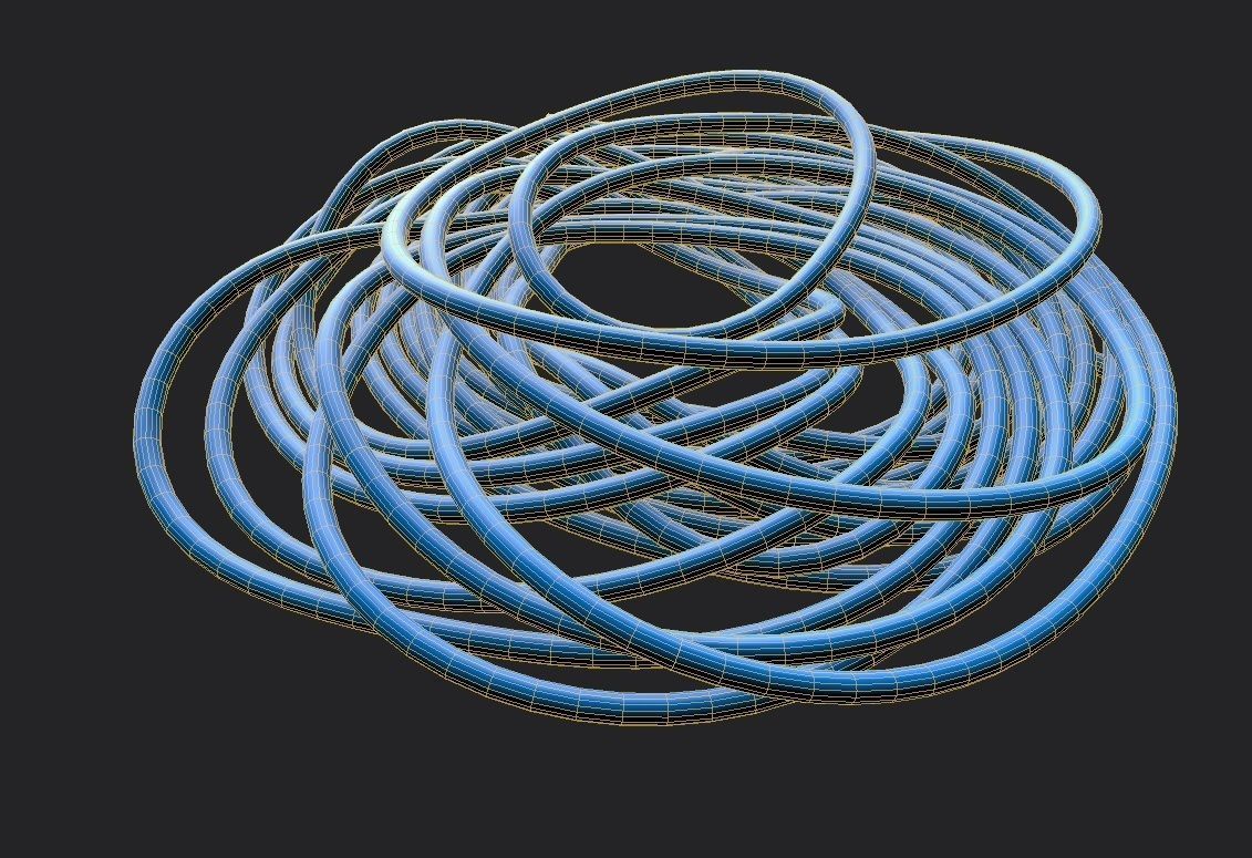 Garden Hose M03 Low-poly 3D model_7