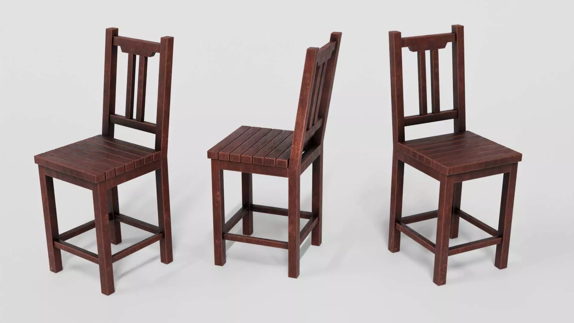 chair  Free low-poly 3D model_0
