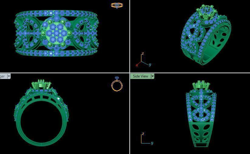 beautifull ring 3D print model_16
