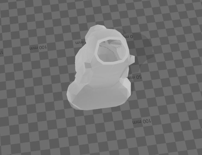 Moai pen HOLDER Free 3D print model_2