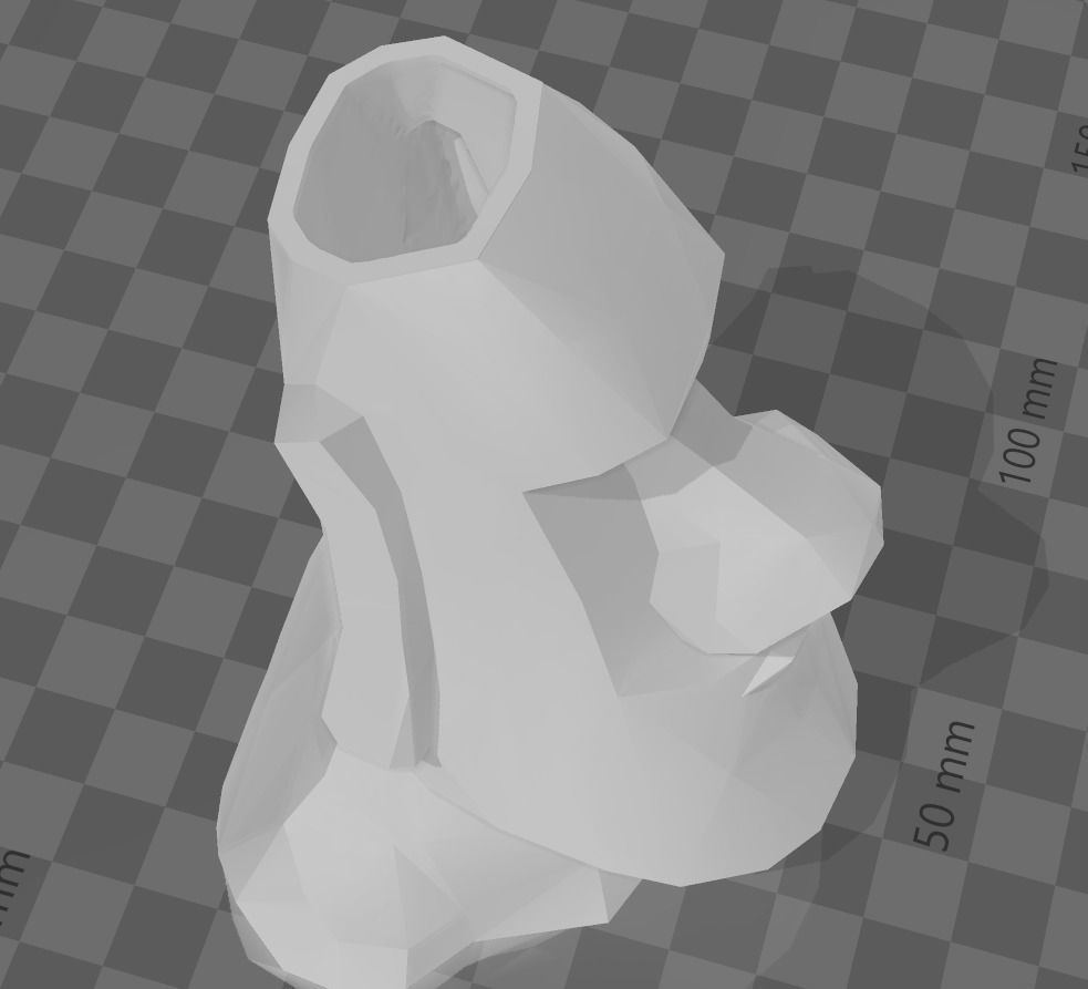 Moai pen HOLDER Free 3D print model_4