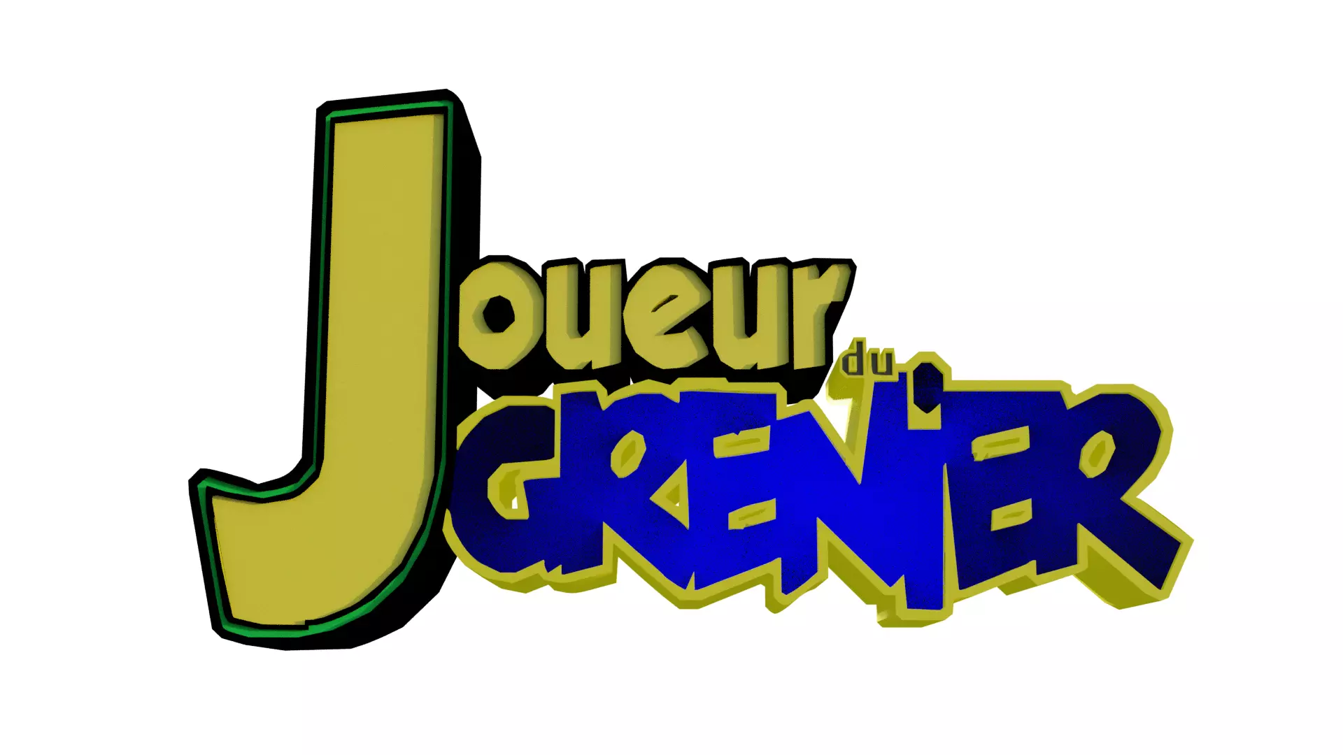 Joueur du grnier - Logo Free 3D model_0