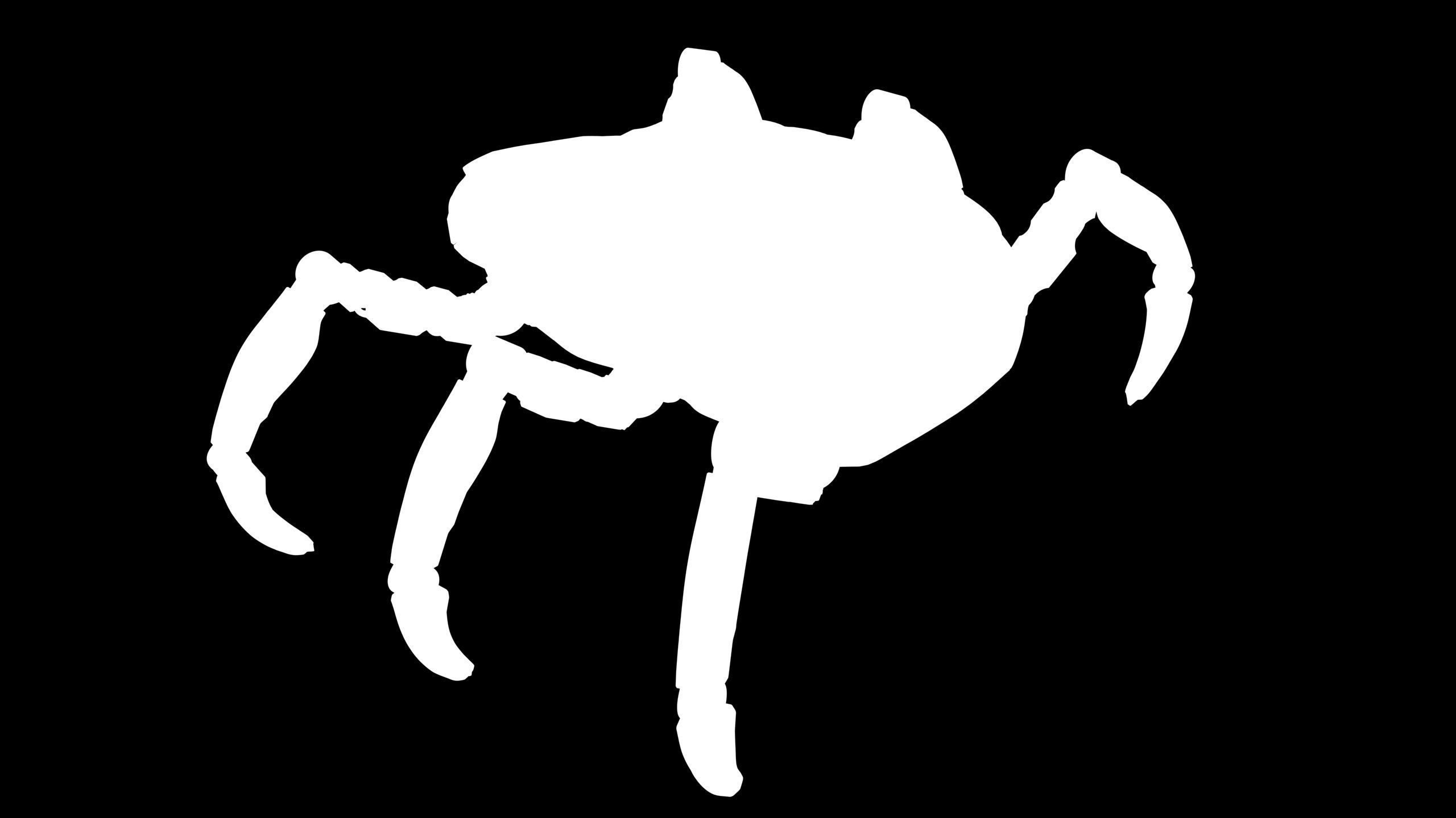 Sci-Fi Spider Rigged Low-poly 3D model_26