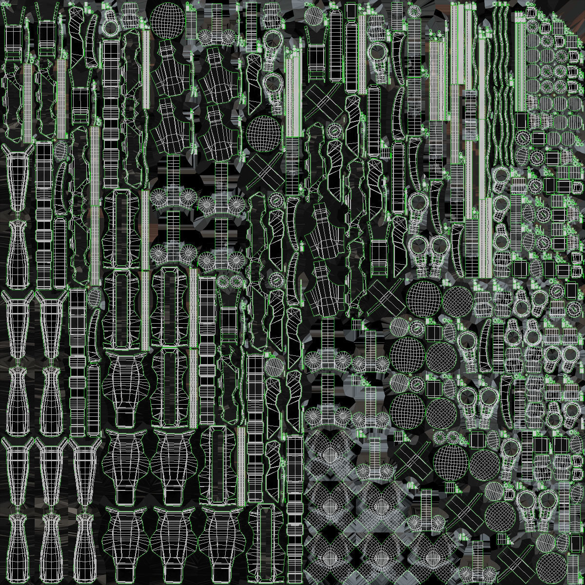 Sci-Fi Spider Rigged Low-poly 3D model_56