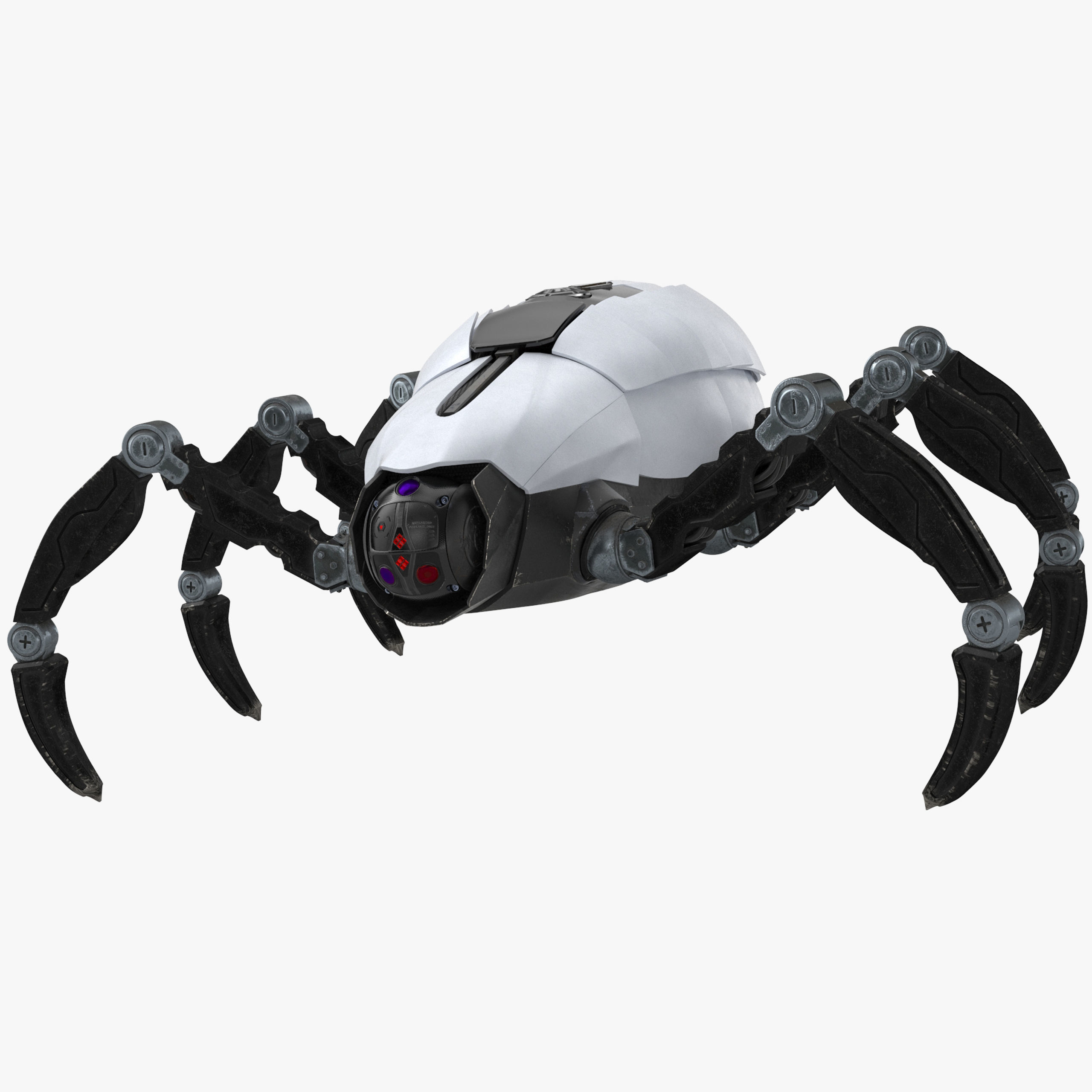 Sci-Fi Spider Rigged Low-poly 3D model_51