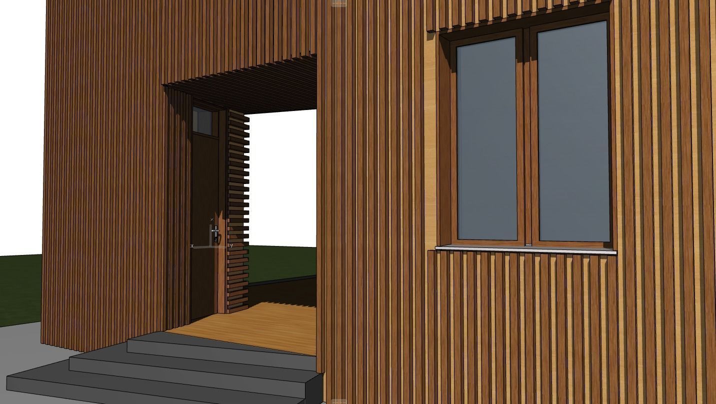 3D model of a street scene 3D model_4