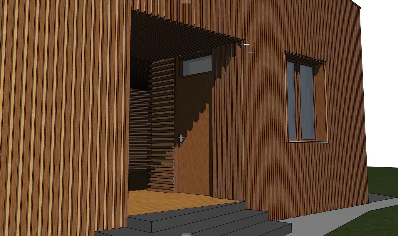 3D model of a street scene 3D model_3