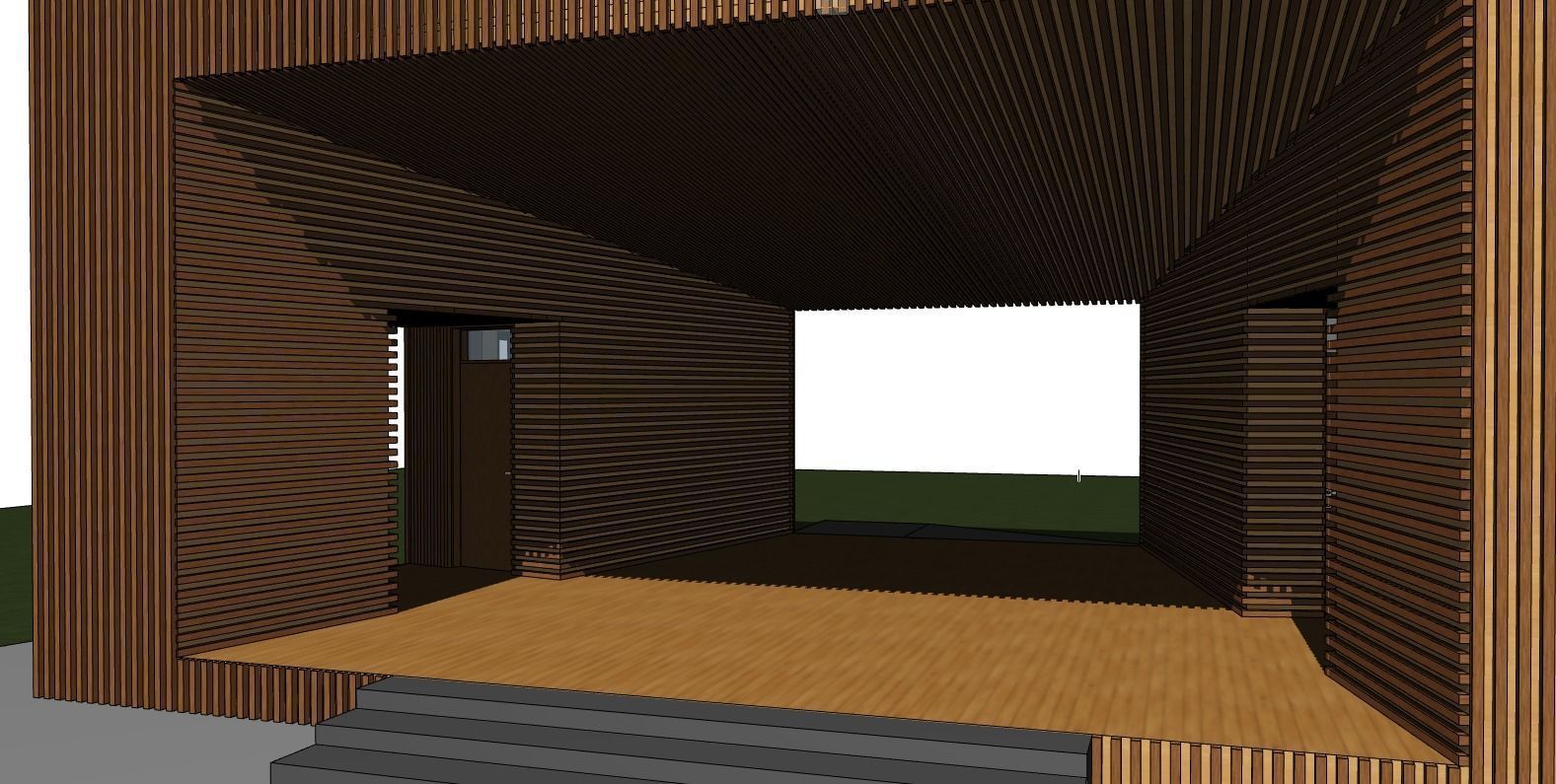 3D model of a street scene 3D model_5