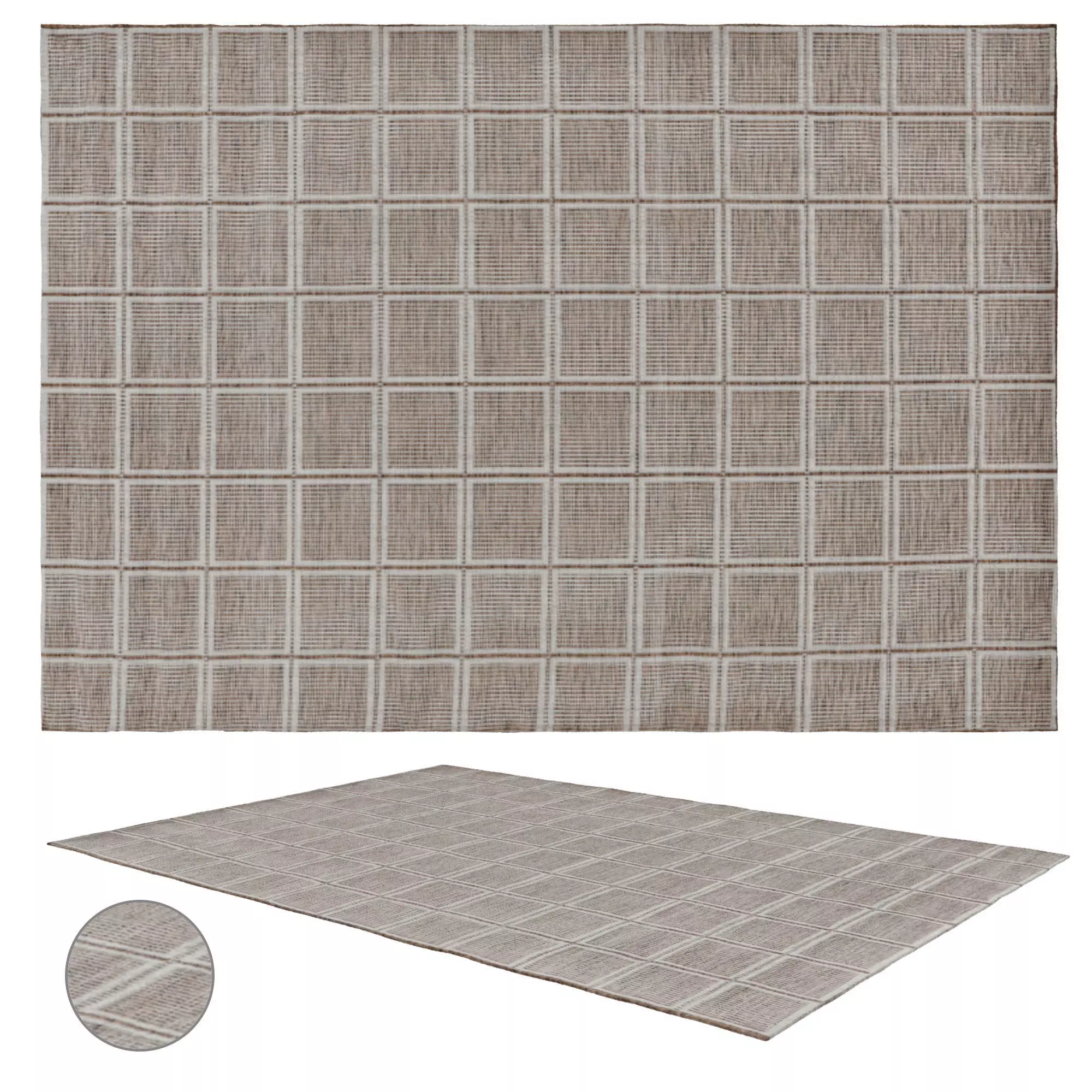 Rutax - Brown Rug 02 3D model