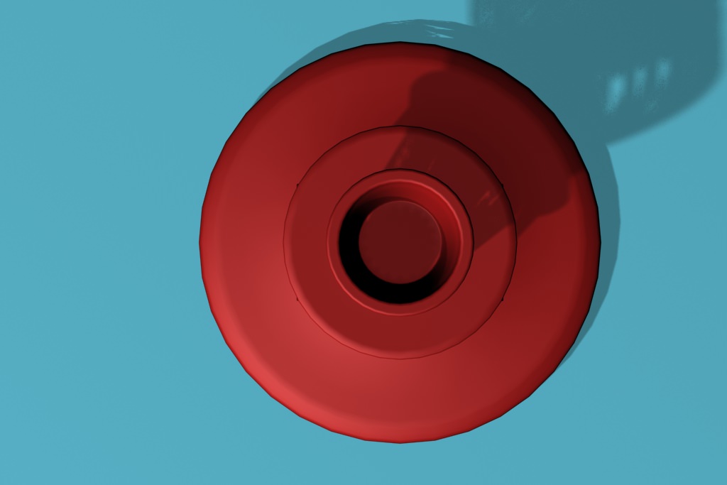 Candle Holder I love U 3D print model_4