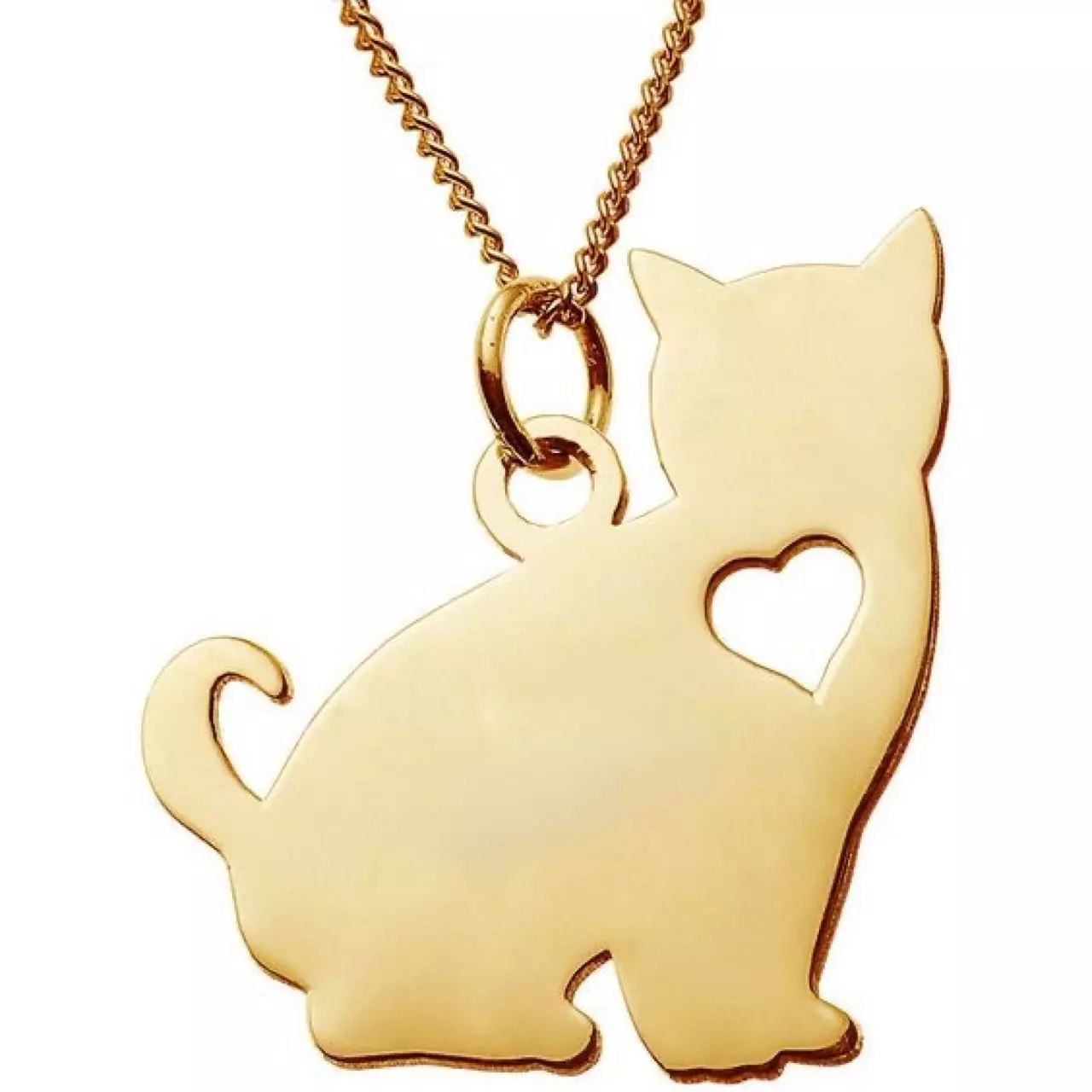 Cat Pendant Cat Jewelry Customizable 3D print model