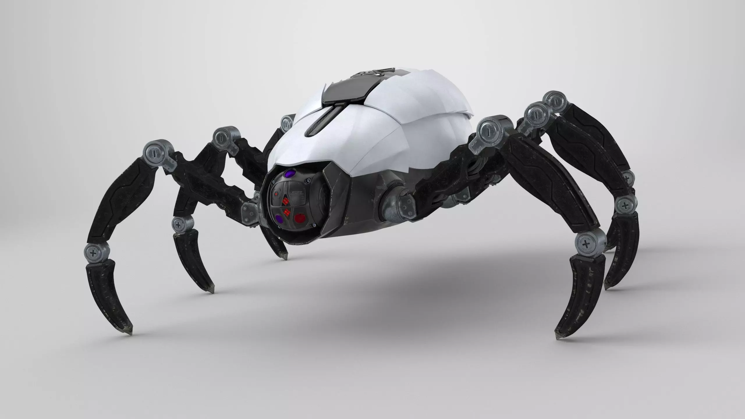 Sci-Fi Spider Animated Low-poly 3D model_0