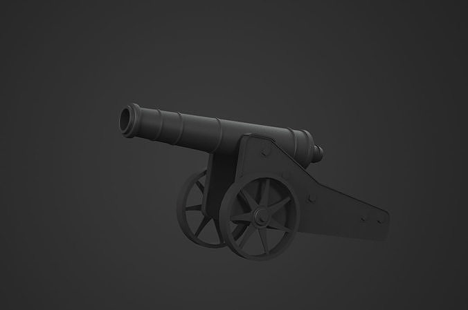 Cannon Chernihiv Free low-poly 3D model