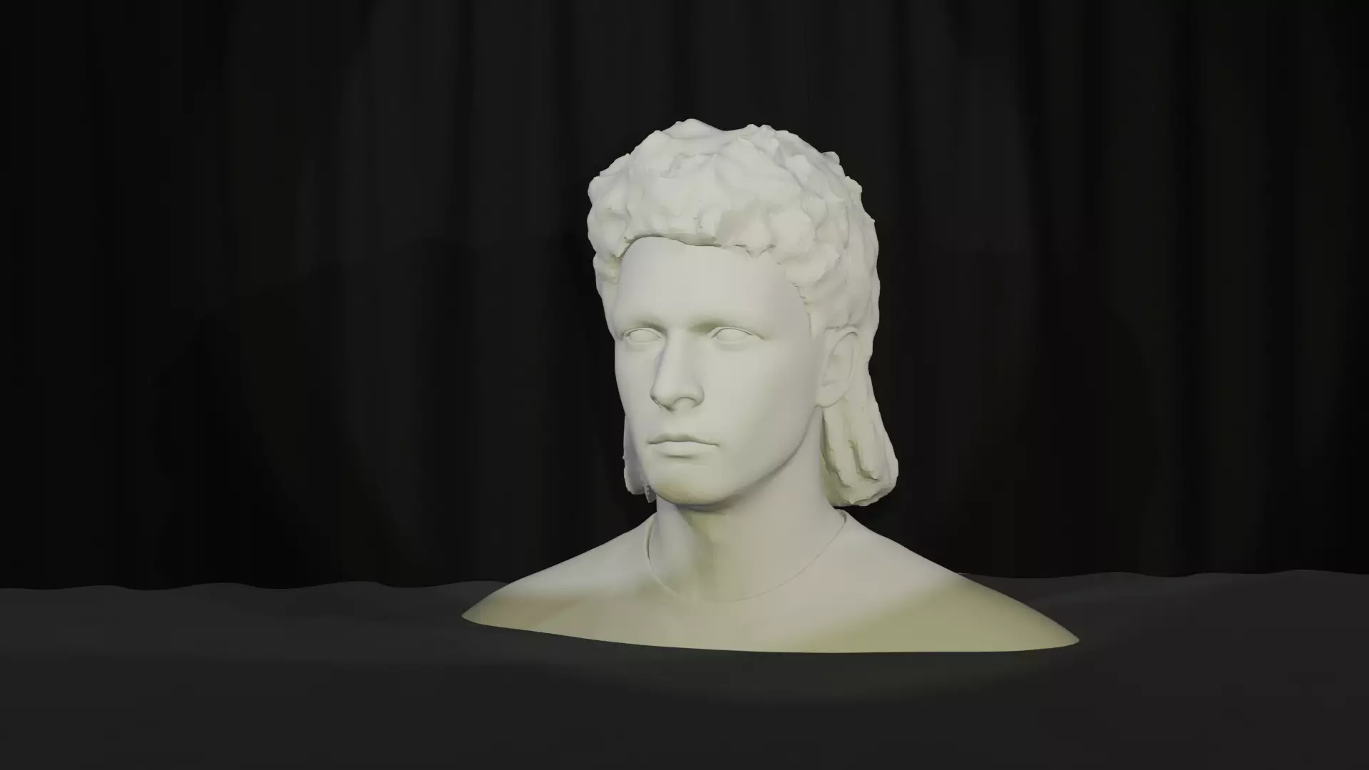 Roberto Baggio Bust 3D print model