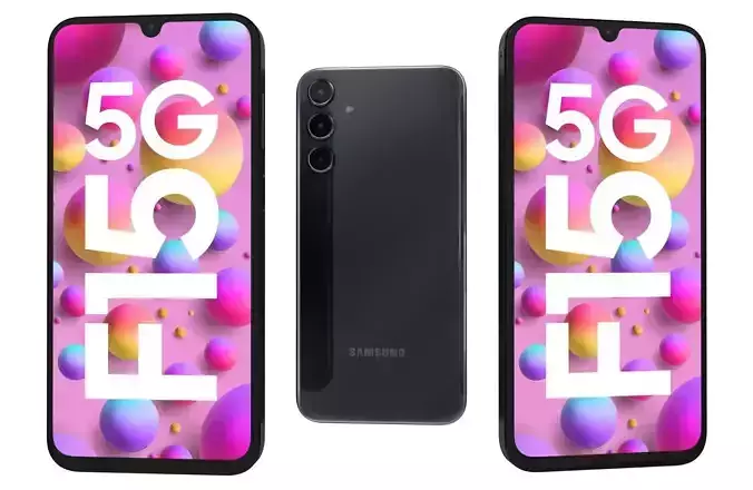 Samsung Galaxy F15 Black 3D model