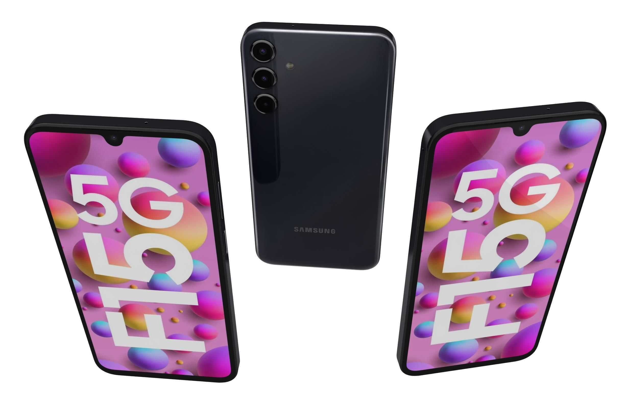 Samsung Galaxy F15 Black 3D model_1