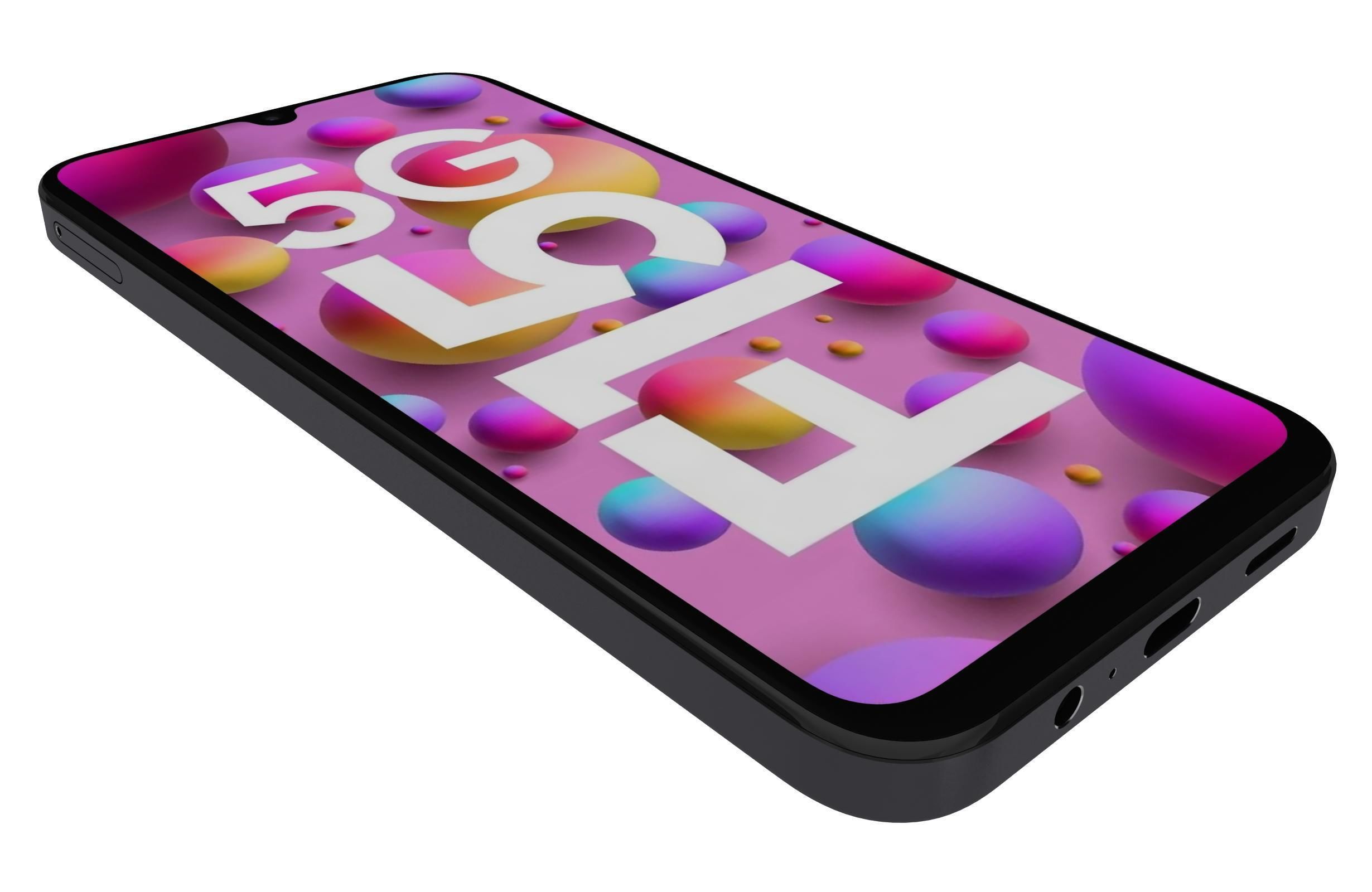 Samsung Galaxy F15 Black 3D model_12