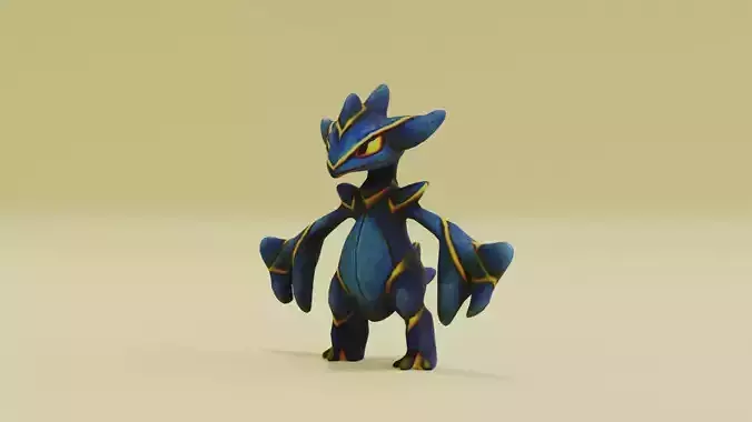 Fantasy Character Stylized Pokemon A-Pose