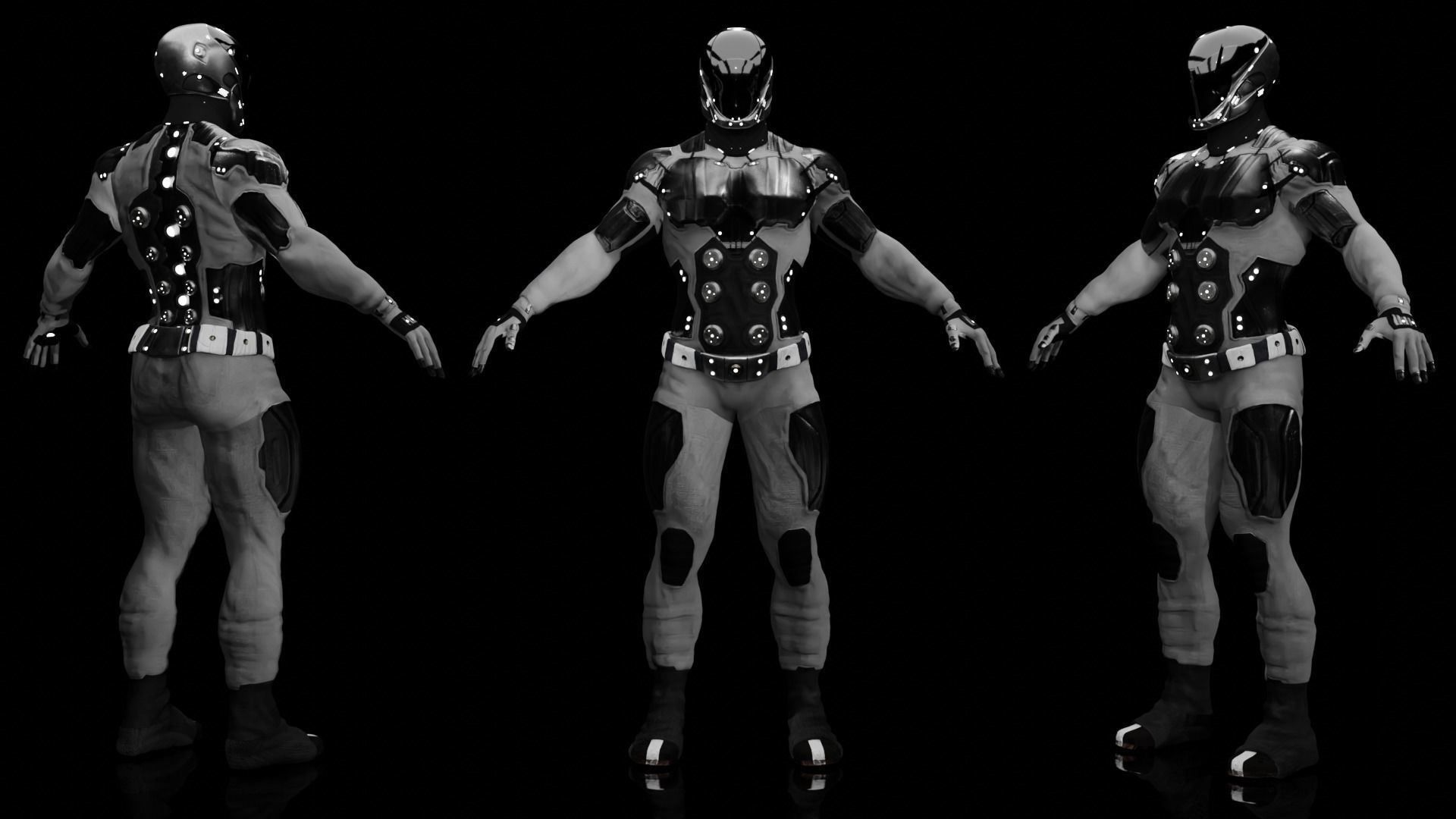 MKII Space Suit 3D model_3