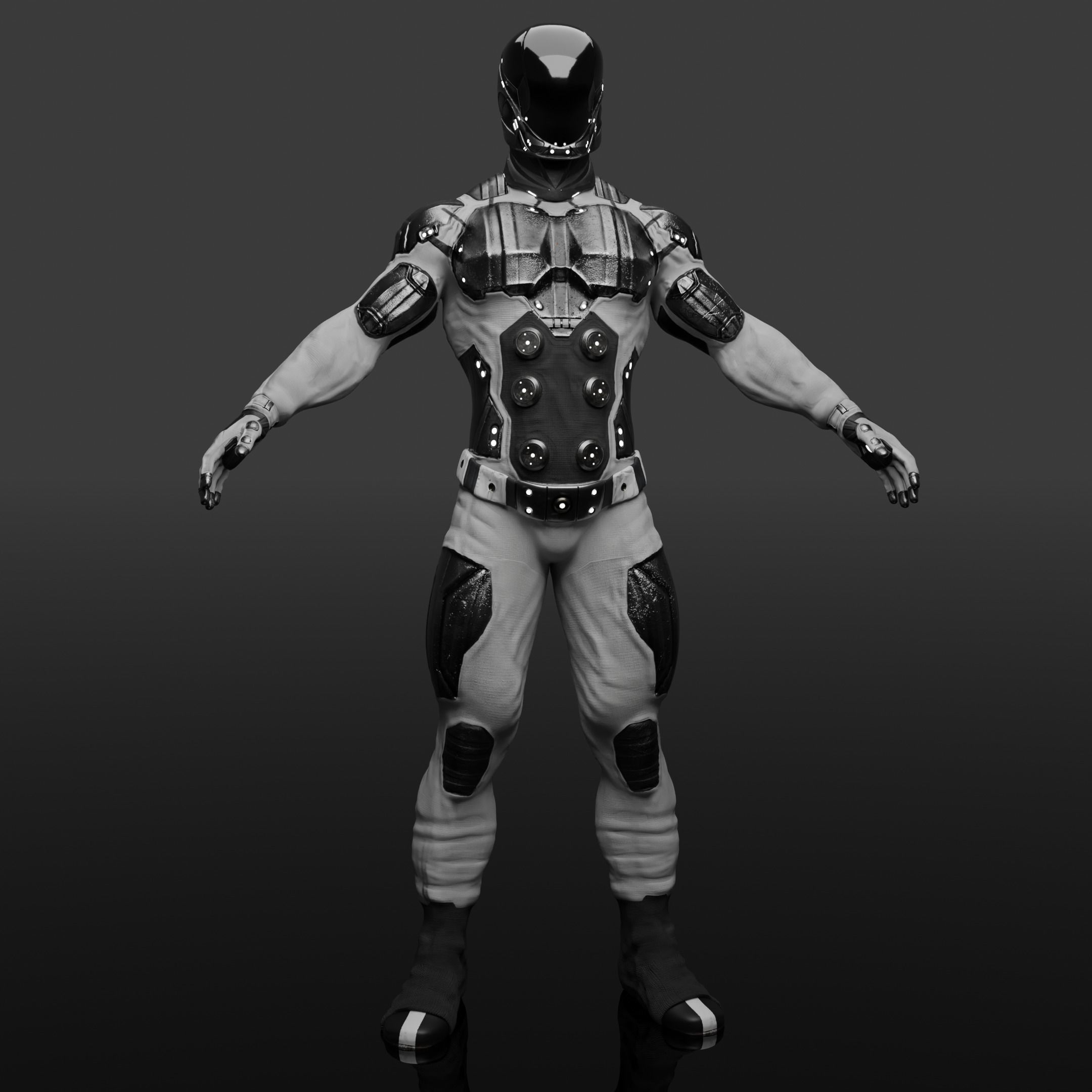 MKII Space Suit 3D model_2