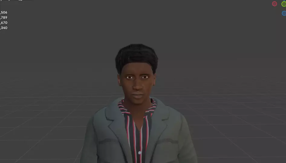realistic human - beny  3D model_0