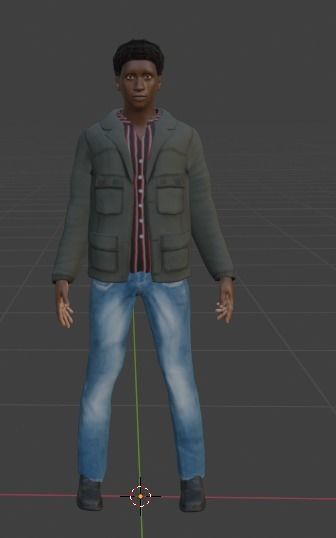 realistic human - beny  3D model_3